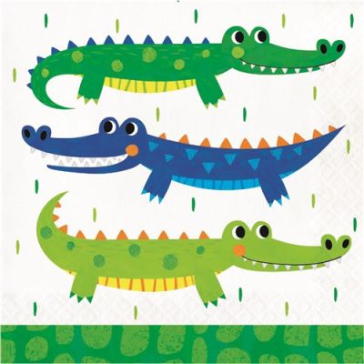 Servietten Alligator Party (33cm, 16St)