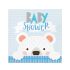 Serviettes baby shower bear 33cm 16pcs
