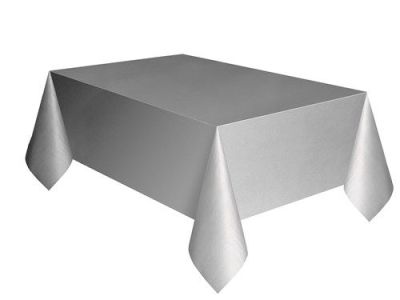 Tafelkleed silver (137x274cm)