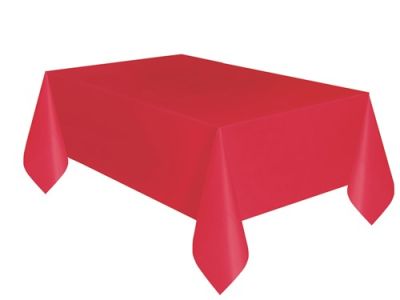 Tablecloth ruby red (137x274cm)