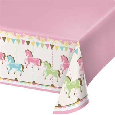 Tafelkleed carousel baby (137x259cm) Tafelkleed carousel baby (137x259cm)