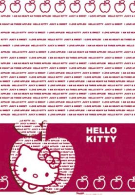 Tafelkleed Hello Kitty Apple 120 x 180 cm