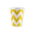 Tassen Zigzag Yellow 266ml 8stck
