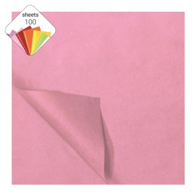 Tissue paper salmon pink (100 sheets)