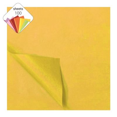 Tissue paper yellow (100 sheets)