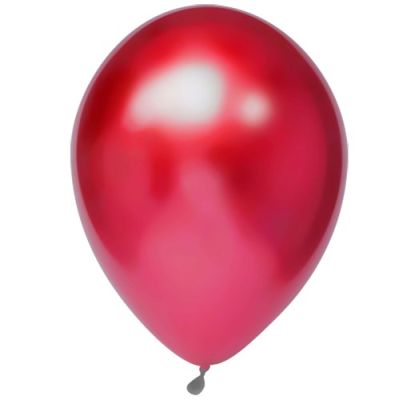 Titanium ballonnen rood (Ø30cm, 50st)