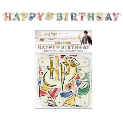 Guirlande lettres Harry Potter ’Happy Birthday’ (168cm)