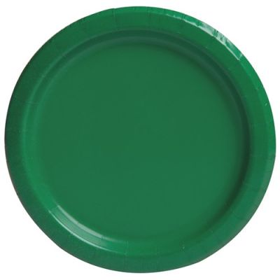 Assiettes emerald green (Ø18cm, 20pcs)