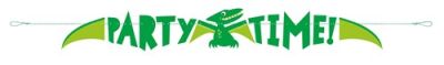 Guirlande lettres dinosaur ’Party time’ (152cm)