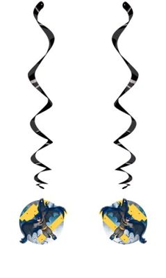 Swirl décoration suspendue batman (66cm, 3pcs)