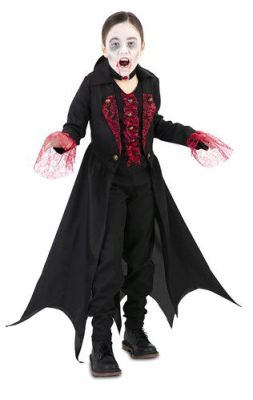 Vampir Kostüm für Mädchen (139-155cm)