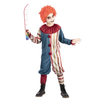 Vintage Clown Kostüm für Jungen (92-104cm)