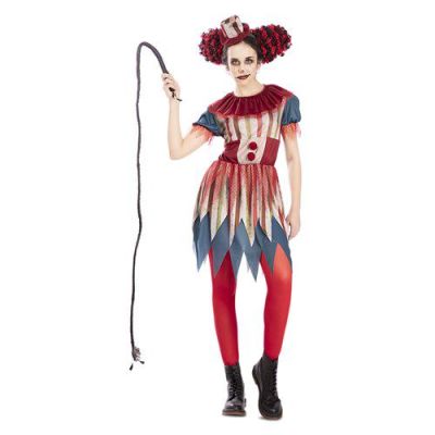 Vintage clown vrouw (XL)