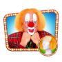 Wig Clown Bassie orange