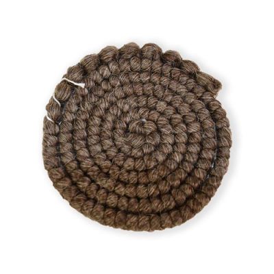 Wolcrêpe donkerbruin-grijs (100cm)