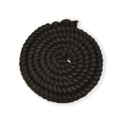 Wolcrêpe zwart (100cm)