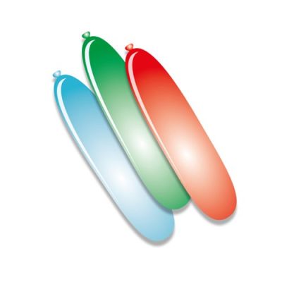 Zeppelinballonnen assorti (8st)