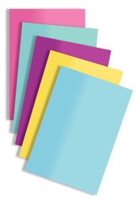 Zijdevloei papier bright set (50x70cm,5 vel)