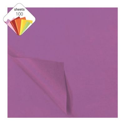 Zijdevloei papier cyclaam (50x70cm, 100 vel)