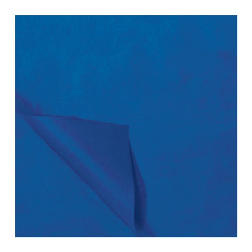 zijdevloei papier donkerblauw 50x70cm5 vel