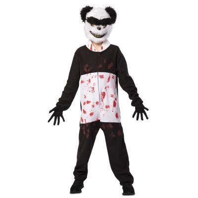 Zombie Panda Kostüm für Kinder (122 138cm)